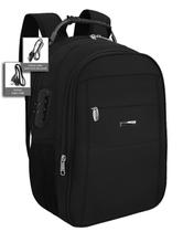 Mochila Antifurto Reforçada Feminina Masculina Notebook Saida USB FONE