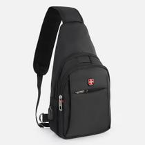 Mochila Antifurto Transversal USB Shoulder Bag Crossgear