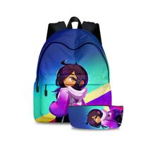 Mochila Aphmaus Cartoon Mochila escolar infantil com bolsa de lápis Mochila Aphmaus Cartoon Mochila escolar infantil com bolsa de lápis