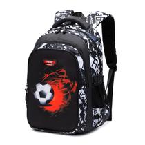 Mochila Asge Camo para crianças cinza para ensino médio 30x22x46cm