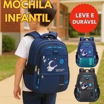 Mochila Astronauta Infantil Escolar Curso Viagem Material Notebook Resistente Ortopédica Impermeável
