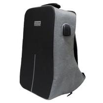Mochila Atacado Collection Anti-furto Preto Com Cinza