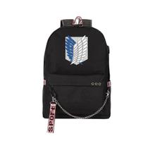 Mochila Attacks on Titans Erens Jaegers para crianças