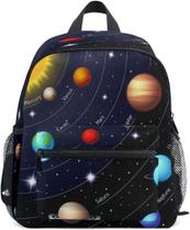 Mochila AUUXVA Solar System Planets para crianças de 3 a 7 anos