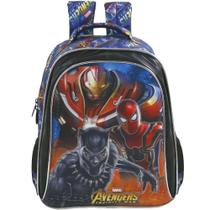 Mochila Avengers Os Vingadores Infantil Escolar Tam G Costas