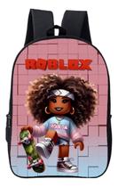 Mochila Avulsa Game Estilo Blox Colorida Faculdade e Curso Mochila Avulsa Game Estilo Blox Colorida Faculdade e Curso