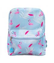 Mochila Azul Flamingo 35x27x16cm - Produtos infinity presentes