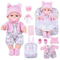 Mochila Baby Doll Playset BDDOLL 30 cm com roupas e acessórios Mochila Baby Doll Playset BDDOLL 30 cm com roupas e acessórios