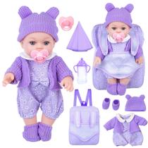 Mochila Baby Doll Playset ZNTWEI 30cm com bonecas laváveis Mochila Baby Doll Playset ZNTWEI 30cm com bonecas laváveis
