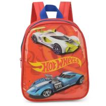 Mochila Baby Hot Wheels Creche Escolar Infantil Pequena