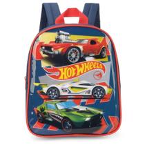 Mochila Baby Hot Wheels ul Luxcel Carrinho Creche Escolar