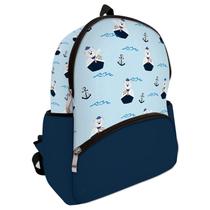 Mochila Baby Infantil Em Isoflex Bolsa Escolar Para Crianças Masculina - ISOPRENE - Ursinho Marinheiro