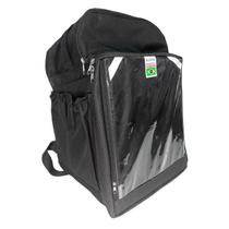 Mochila Bag Brasil Invertida 45L Bolsão Extra Delivery Com isopor Laminado- Preta