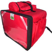 Mochila Bag Motoboy Isobag Maquininha Delivery 45 lt Impermeavel Vermelha