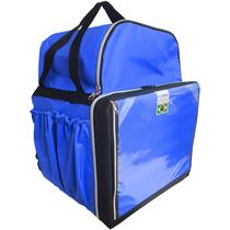 Mochila Bag Térmica Bolsão Reforçado 45litros - Isopor laminado - Azul Royal