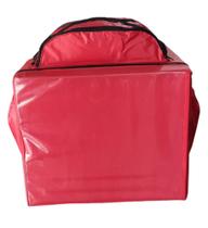 Mochila bag vermelha para entregadores motoboy delivery 45 litros (resistente a água)