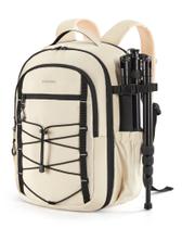 Mochila BAGSMART Profissional para Câmera DSLR Bege - Acomoda Tripé