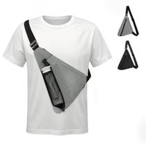 Mochila bandolera OSOCE trekking con RFID para hombres gris Mochila bandolera OSOCE trekking con RFID para hombres gris