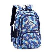 Mochila Bansusu com estampa geométrica para meninos do ensino médio