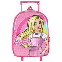 Mochila Barbie C/ Rodinhas Rosa-Pink Maxlog