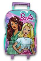 Mochila Barbie Com Rodinhas Infantil Menina - Luxcel