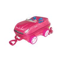 Mochila Barbie De Rodinhas Conversível Carrinho Mala Kids 3D