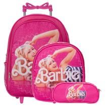 Mochila Barbie de Rodinhas Infantil Menina Volta As Aulas Mochila Barbie de Rodinhas Infantil Menina Volta As Aulas