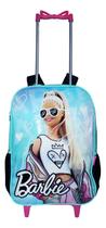 Mochila Barbie Rodinhas Infantil Original Feminina Grande - Luxcel