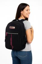 Mochila Básica Escolar Trabalho Unissex Porta Notebook