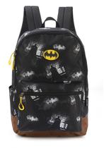 Mochila Batman Luxcel Juvenil Masculina Preta 45x31x15cm