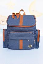 Mochila Bebe Maternidade G Luxo Cores Linho