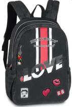 Mochila Betty Boop Jeans BP2202 Faculdade Escolar Notebook