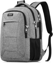 Mochila BIKROD Laptop de 17 polegadas para homens e mulheres cinza