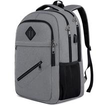 Mochila BIKROD para homens e mulheres, porta USB para laptop escolar de 15,6"