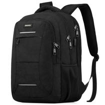 Mochila BIKROD para homens e mulheres, School Travel College Black