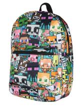 Mochila Bioworld Minecraft Multi Character Chibi Video Game Mochila Bioworld Minecraft Multi Character Chibi Video Game