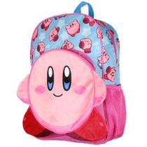 Mochila Bioworld Nintendo 3-D Kirby Travel 16 para crianças +3 Mochila Bioworld Nintendo 3-D Kirby Travel 16 para crianças +3