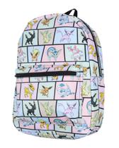 Mochila Bioworld Pokemon Eevee Evolutions para escola e viagens Mochila Bioworld Pokemon Eevee Evolutions para escola e viagens