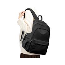 Mochila BJLFS preta resistente à água para escola 45x33x17cm Mochila BJLFS preta resistente à água para escola 45x33x17cm