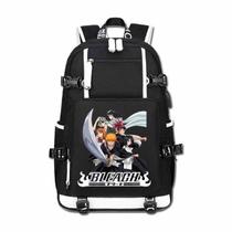 Mochila Bleach Kurosaki Ichigo Cartoon Kids School 30x15x47cm Mochila Bleach Kurosaki Ichigo Cartoon Kids School 30x15x47cm