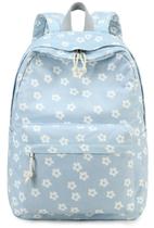 Mochila Bluboon 33x15x43cm em veludo leve para meninas