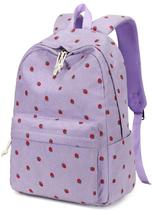 Mochila Bluboon para meninas da escola, bolsa de livros de veludo cotelê de 13 polegadas