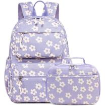 Mochila Bluboon para Niñas 31x16x42 cm con Set de Lonchera de Pana