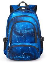Mochila BLUEFAIRY Kids Star Blue para meninos de 8 a 10 anos Mochila BLUEFAIRY Kids Star Blue para meninos de 8 a 10 anos
