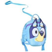 Mochila Bluey com rédeas para crianças de 1 a 4 anos (azul)