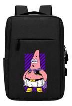 Mochila Bob Esponja Infantil Usb Para Notebook Dtf