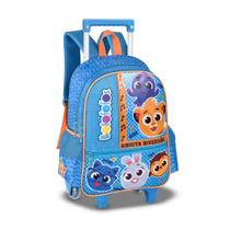 Mochila Bolofofos Bolsa Escolar Carrinho Infantil Unissex