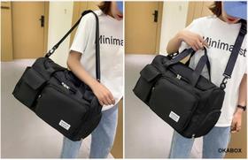 Mochila Bolsa Academia 4 Modos Impermeável cor Preta