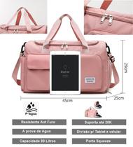 Mochila Bolsa Academia Feminina Impermeável - lançamento