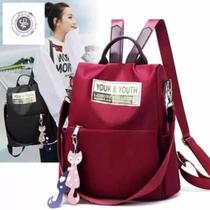 Mochila Bolsa Antifurto Feminina Tiracolo Fashion Trabalho/Escola/Universidade 2021 - CHL